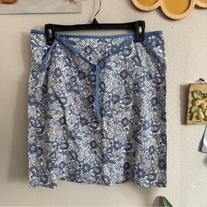 American Eagle Vintage Paisley Mini Skirt 8